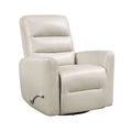Beige manual recliner chair on a white background