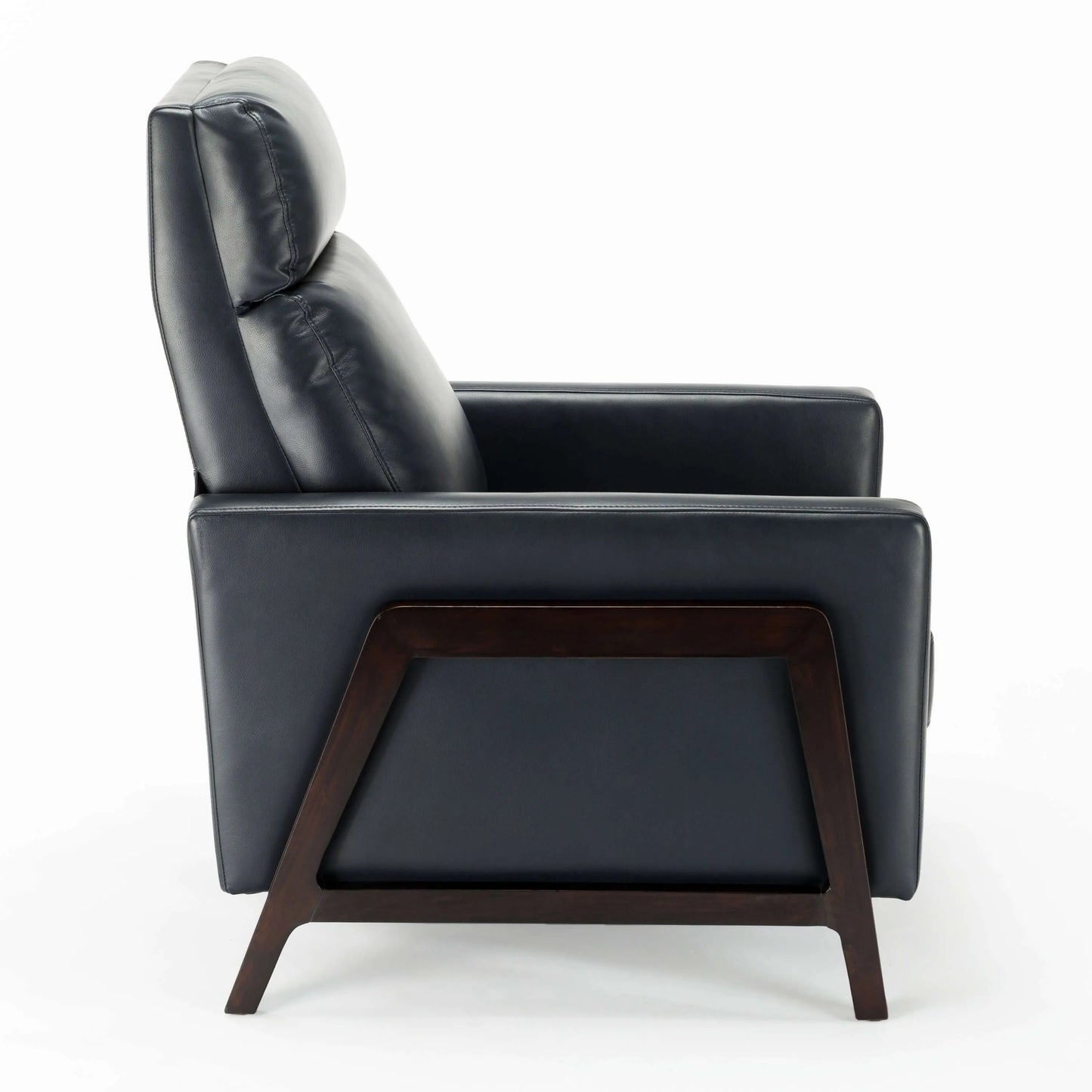 Maxton Push Back Recliner - Midnight Blue