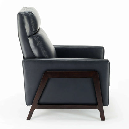 Maxton Push Back Recliner - Midnight Blue