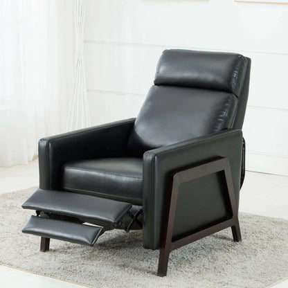 Maxton Push Back Recliner - Black