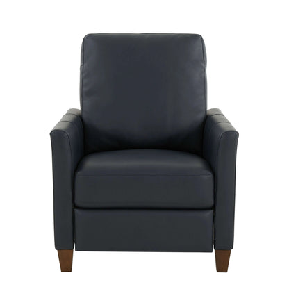 Penny Faux Leather Modern Recliner - Midnight Blue