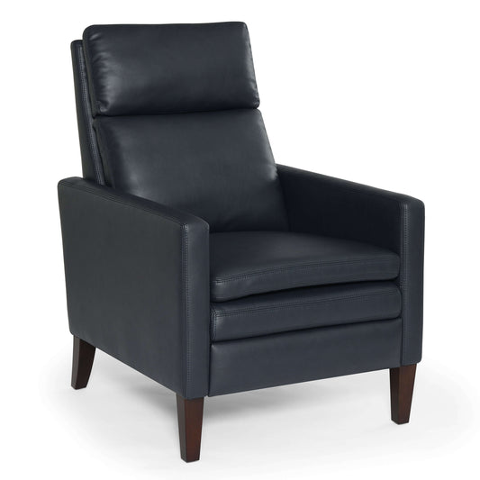 Vicente Push Back Recliner - Midnight Blue