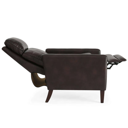 Vicente Push Back Recliner - Burnished Brown