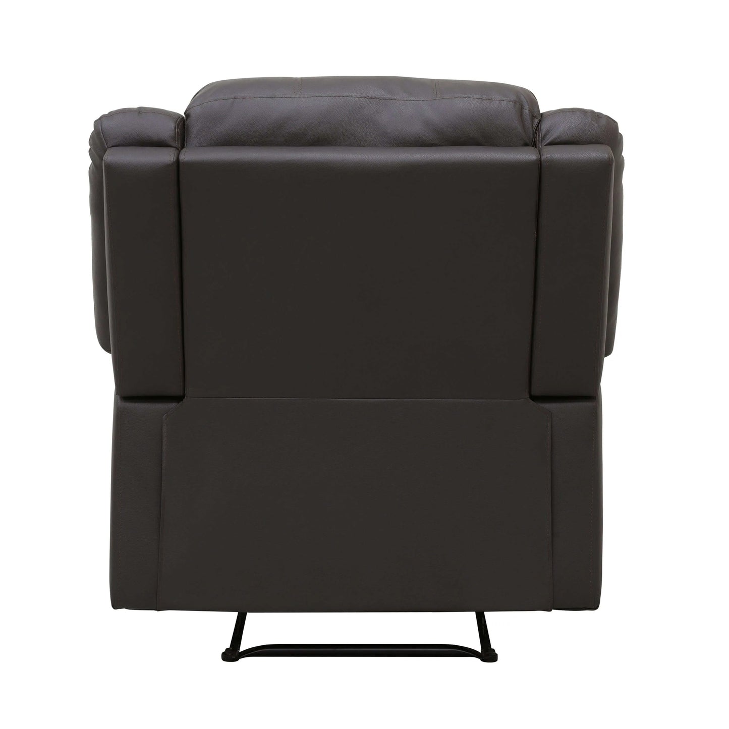 Modern Reclining Pillowtop Arms Recliner - Back view