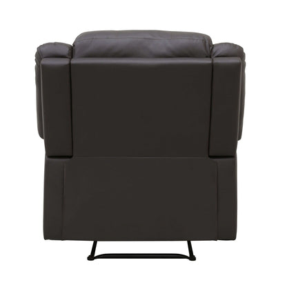Modern Reclining Pillowtop Arms Recliner - Back view