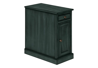 Antique Blue Narrow Side Table