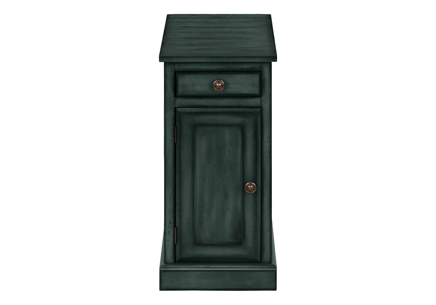 Antique Blue Narrow Side Table
