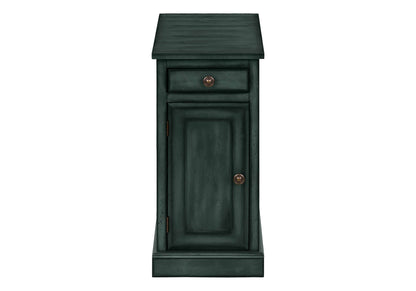 Antique Blue Narrow Side Table