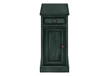 Antique Blue Narrow Side Table
