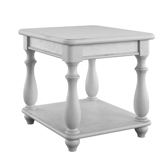 Oyster Shell Coastal End Table