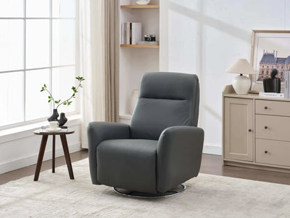Power Swivel Glider Recliner-Dark Gray