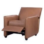 Dixon Rechargeable Power Reclilner in Iceburg Cognac