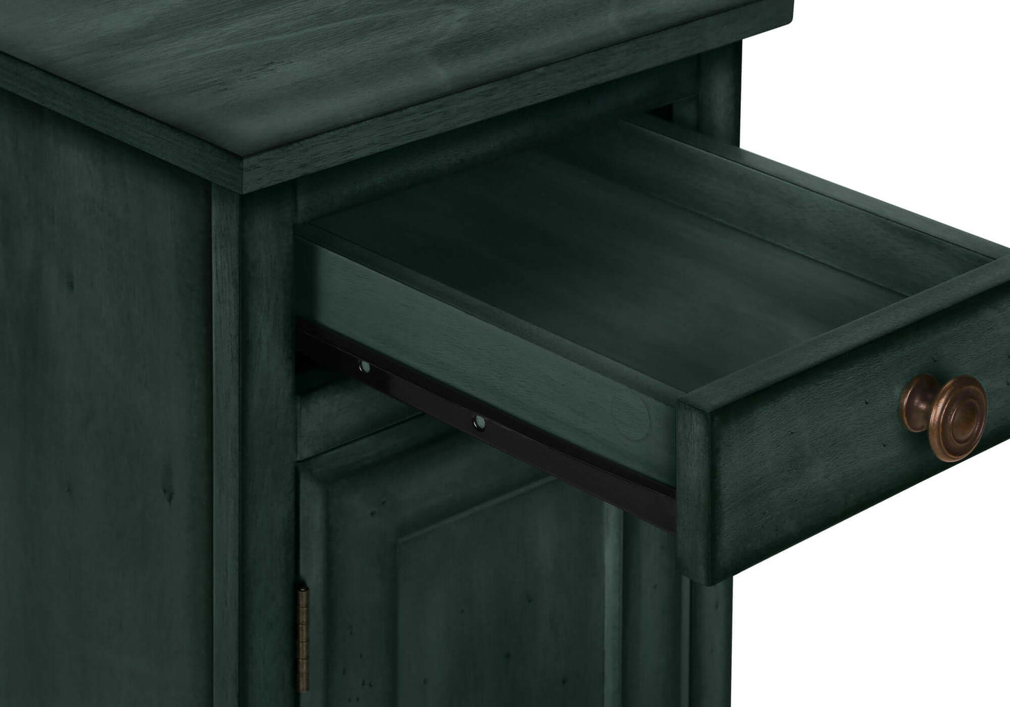 Antique Blue Narrow Side Table
