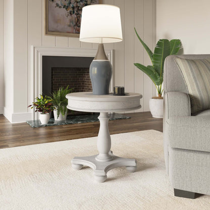 Oyster Shell Coastal End Table