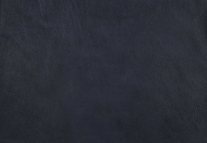 Dark blue leather color swatch