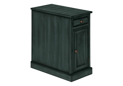 Antique Blue Narrow Side Table
