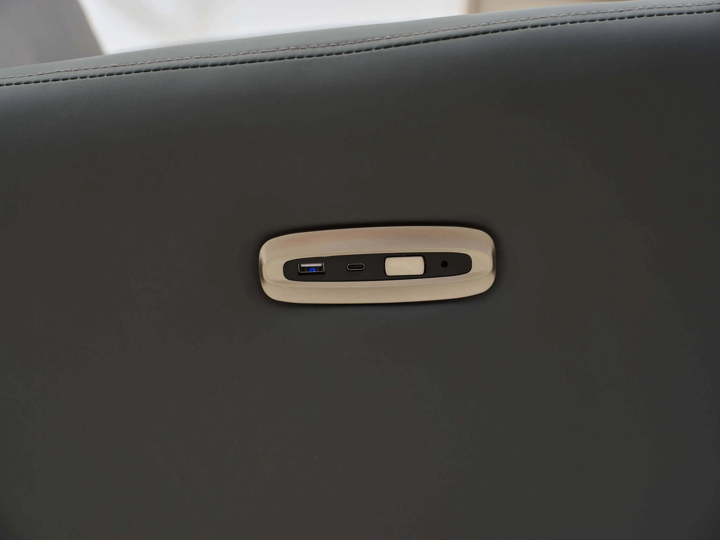 Power Swivel Glider Recliner-Dark Gray